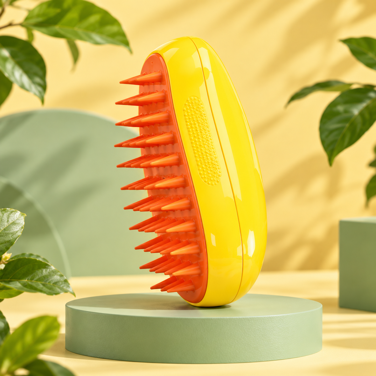 Patélia BrumiDouce™ – Brosse brumisante anti-poils pour chats et petits chiens